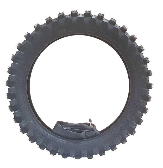 Гума вътрешна и външна 110/90-18 за кросов мотор