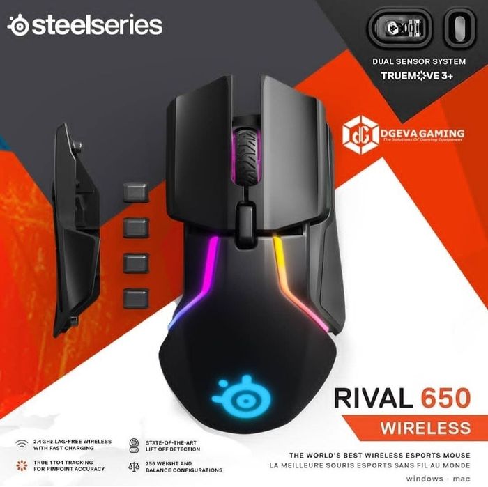 Steelseries RIVAL 650 Wireless Беспроводная мышка