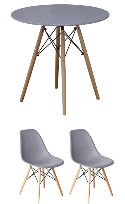 Кухонный стол с 2 стульями