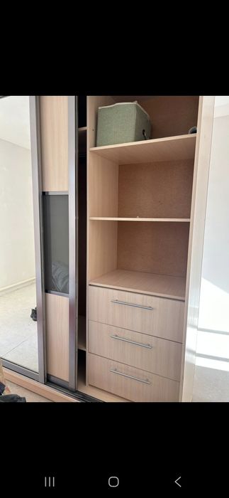 Шкаф шифонер с зеркалом