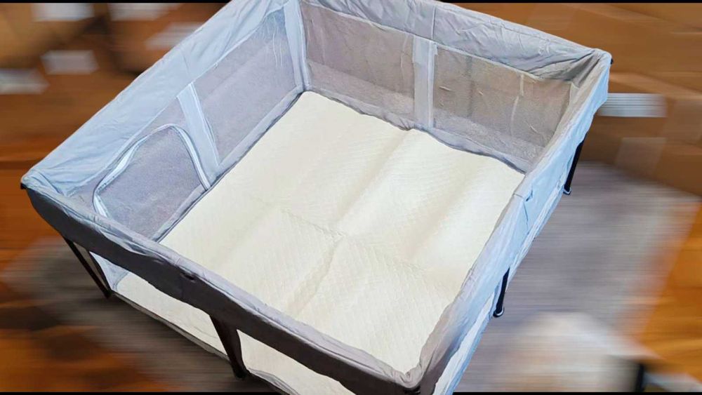 НОВО! Pop Up СГЪВАЕМА кошара + меко килимче за игра ограда заграждение