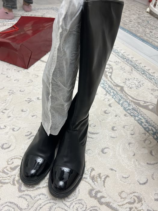 Сапоги зимние длинные