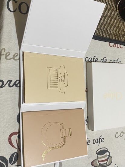 Set Notebook Chloé Parfums - Ediție Limitată (Gold Edges)