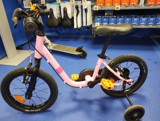 Bwtin Learning Bike 3-5 14" Roz - (SecondHand) Decathlon