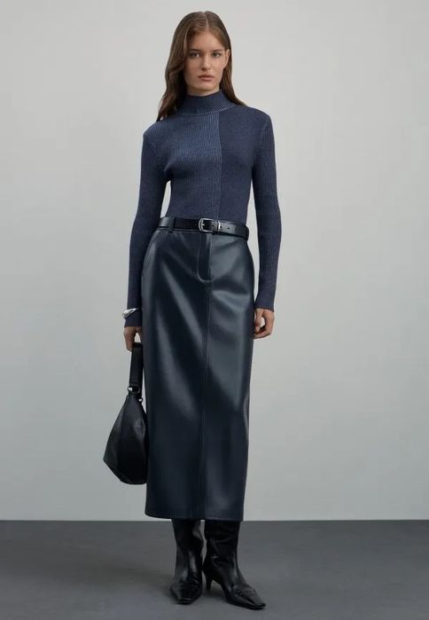 Кожаная юбка Zarina