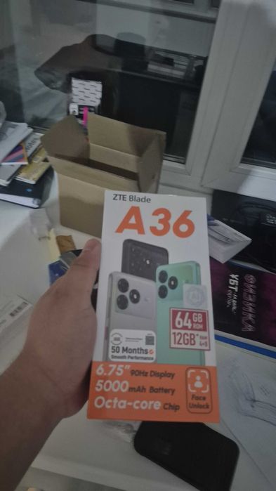 ZTE blade A36 64gb RAM 12 gb