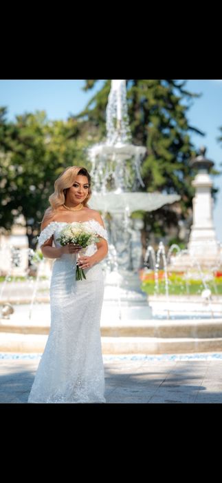 Rochie mireasa. Rochia este ajustabila pe corset , eu am 156 înălțimea