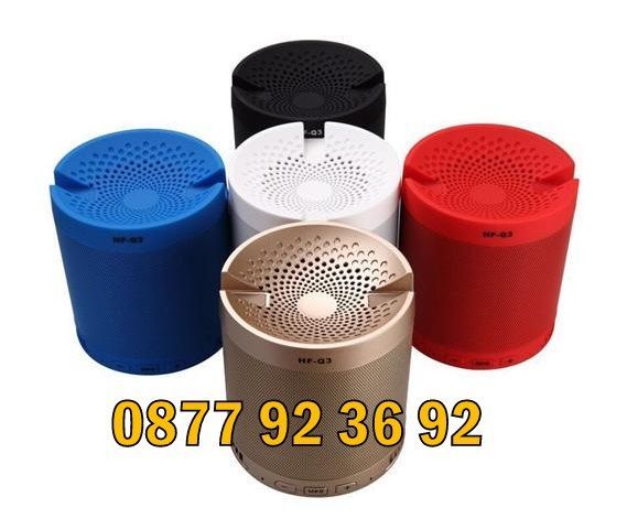 Безжична, Bluetooth портативна мини тонколона, mp3, usb, fm, радио