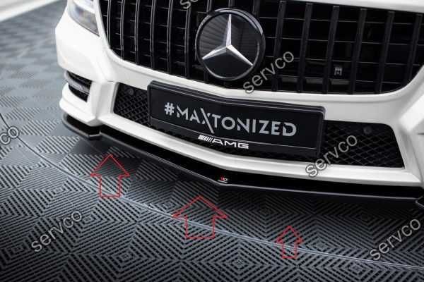 Prelungire lip bara fata Mercedes CLS C218 Amg Line 2011-2014 Maxton