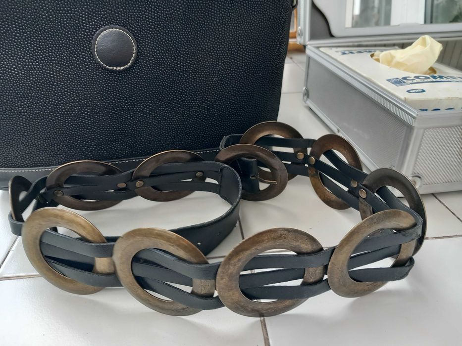 Дизайнерски кожен колан Италия