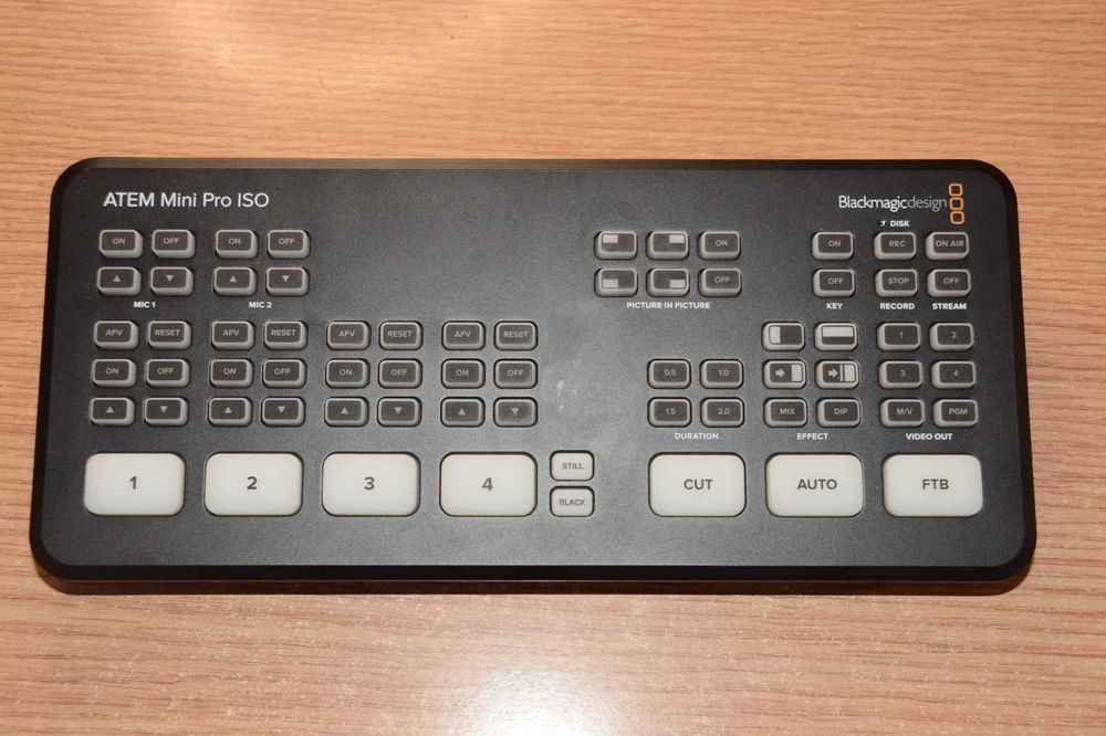 Vand Mixer Video Live Blackmagic Design ATEM Mini Pro ISO