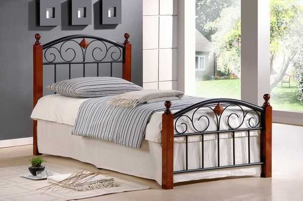 Само за 347лв/177.42 € - легло от масив и метал с подматрачна рамка!!!