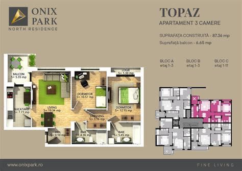 Vânzare Apartament|3 camere Onix North Park Pipera