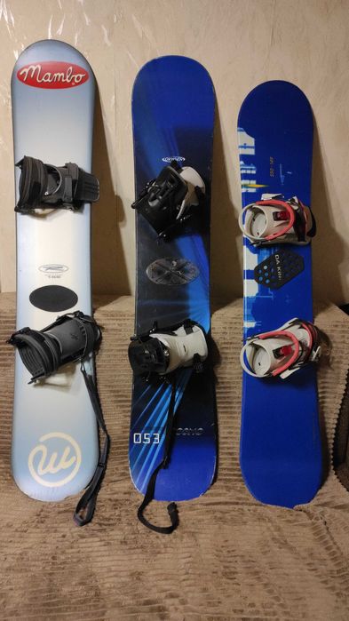 vand snowboard 156cm, 149cm, 153 cm, Mambo, Salomon si Oxygen si huse