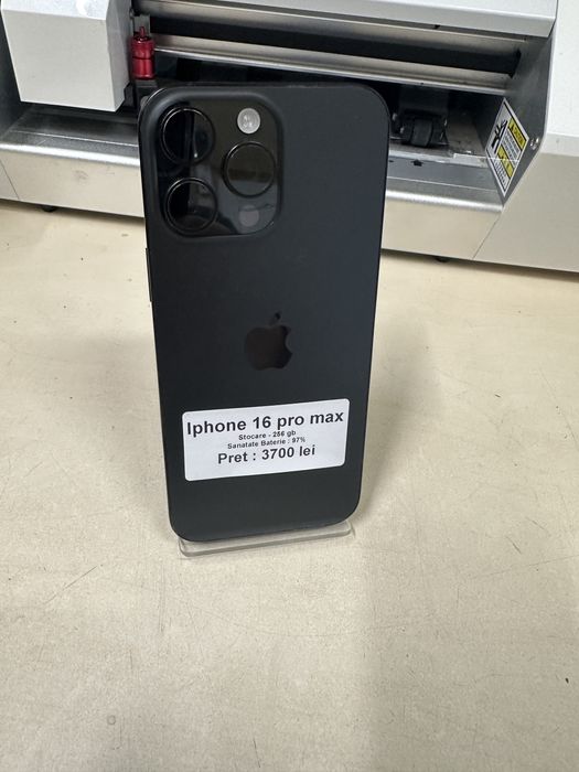 Iphone 16 pro max / 256 gb / 97% baterie / Impecabil ca Nou / garantie
