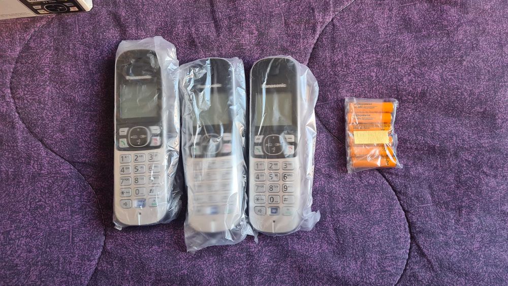 Panasonic KX-TG6823 Trio (3 слушалки) -Чисто нов,Фабрично опакован.