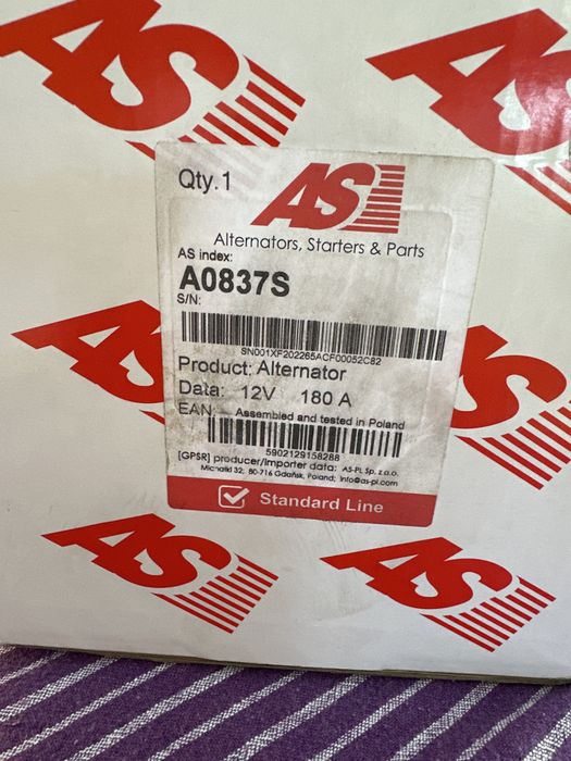 Alternator Jaguar F Pace 2.0 diesel Ingeniun