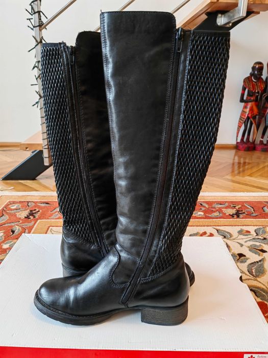 Cizme piele damă