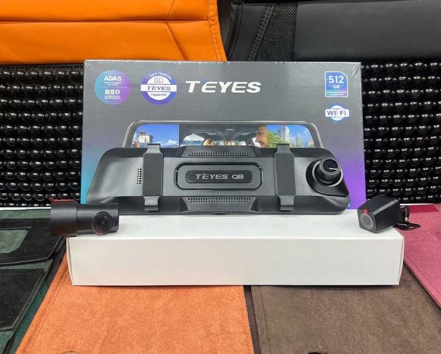 TEYES Q8 — 3 Kamerali Smart Video Registrator (4K Ultra HD)