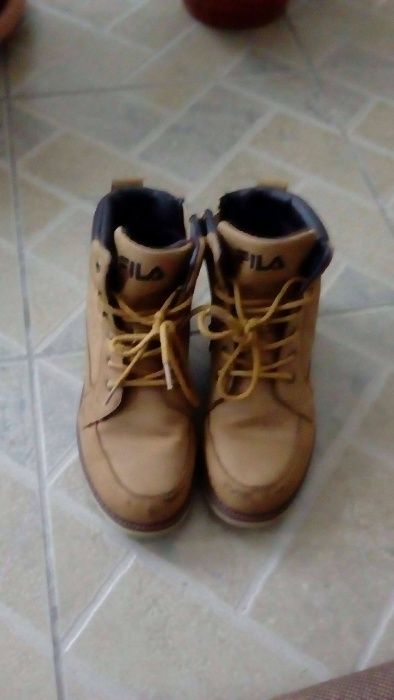 Bocanci Fila, Culoare Muștar, Mărimea 38