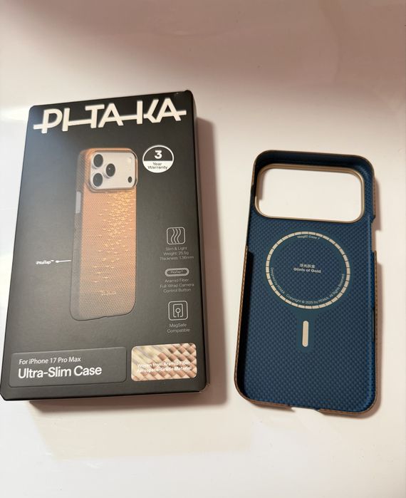 Husă Pitaka MagEZ 7 iPhone 17 Pro Max – Aramid 600D, MagSafe, Ultra Slim
