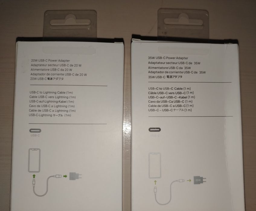 Зарядки на айфон