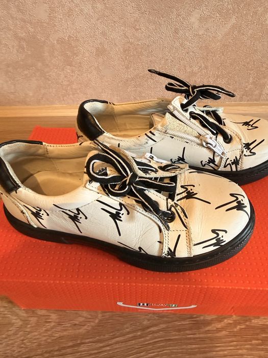 Кеды кожаные для девочки