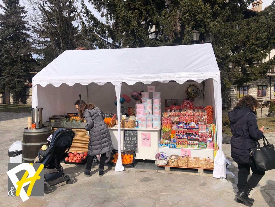 Здрави шатри за панаири, изложения и пазари