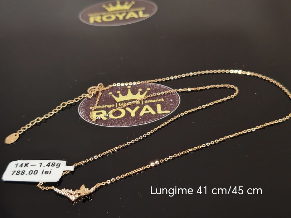 Bijuteria Royal: Lanț aur 14k 1.48 gr