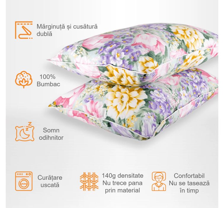 Set perne Vise Frumoase cu puf si pene