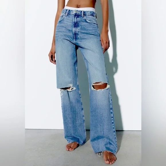 Дамски дънки Zara  | 34