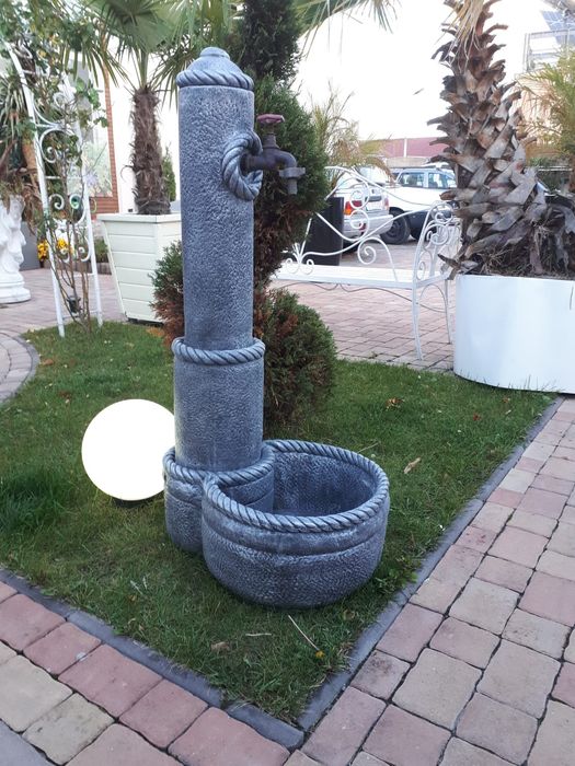 Pompa apa din beton/cismea beton (argintiu) pompa apa beton