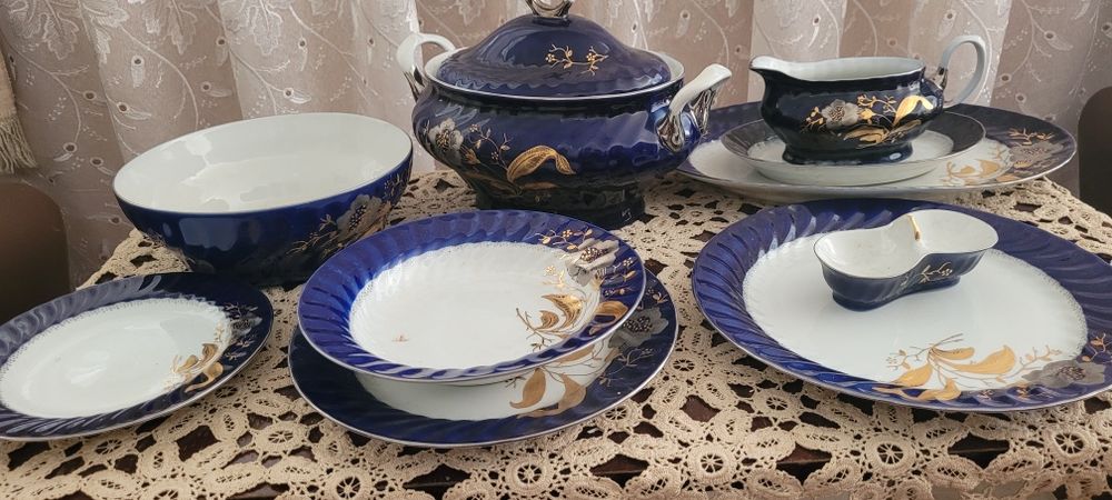 Serviciu de masa cobalt 12 persoane