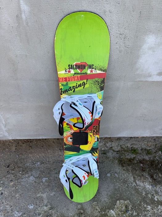 Placa snowboard Salomon The Junior 125cm cu legaturi