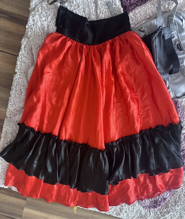 Юбка для танцев испанский, перчатки, сумка