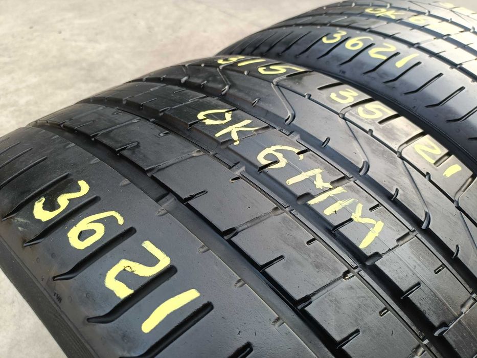 Doua anvelope de vara 315 35 21 pirelli p zero 6,5 mm 3621
