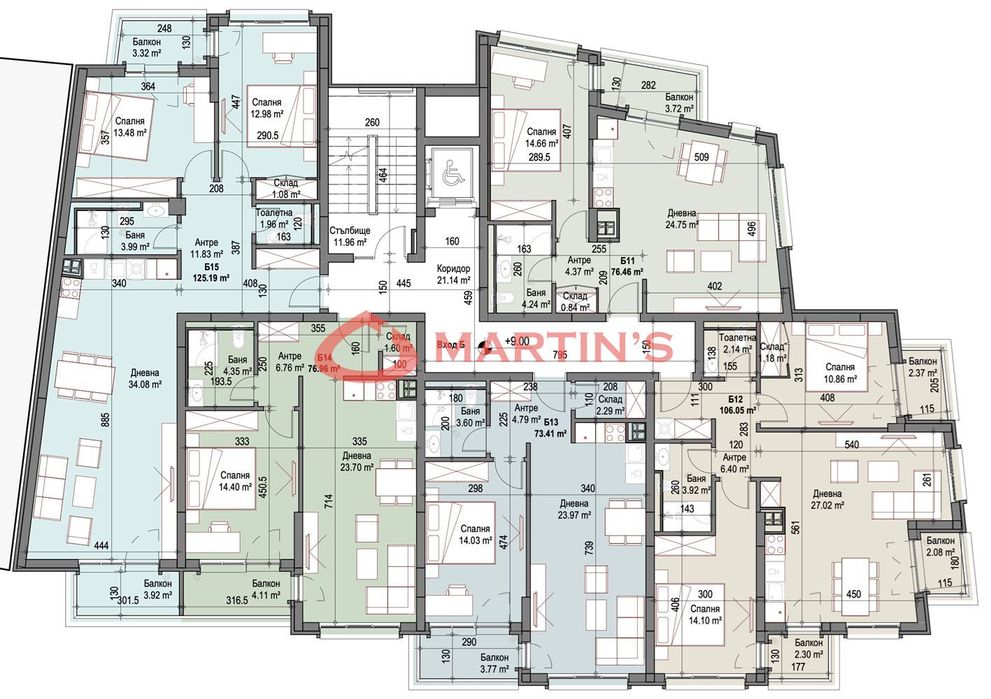 Продава се Тристаен апартамент в София, Сухата река - 125 кв.м за 1923 €/кв.м - Снимка #1