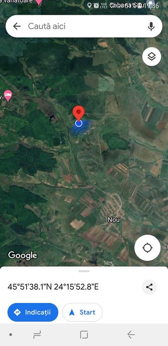 Vand teren extravilan 2,20 euro metru pătrat