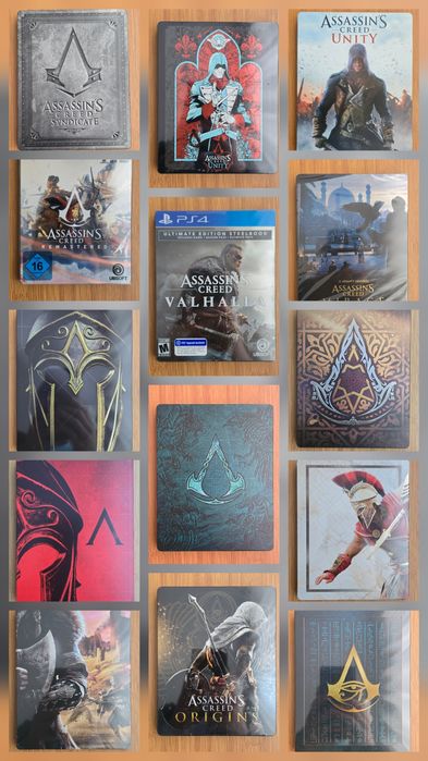 Vând Steelbook-uri Assassin's Creed