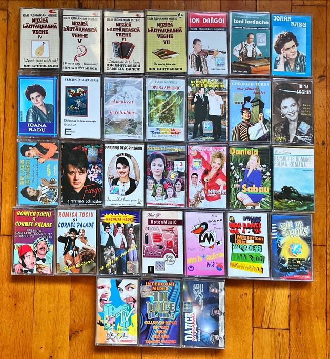 Lot casete RO: Stoica, Octave, Talisman, T-Short, N&D, 3SE, Azur, Radu