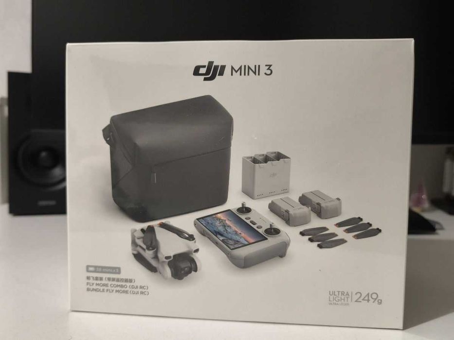 DJI Mini 3 Fly More Combo, RC2 Nou Sigilat!