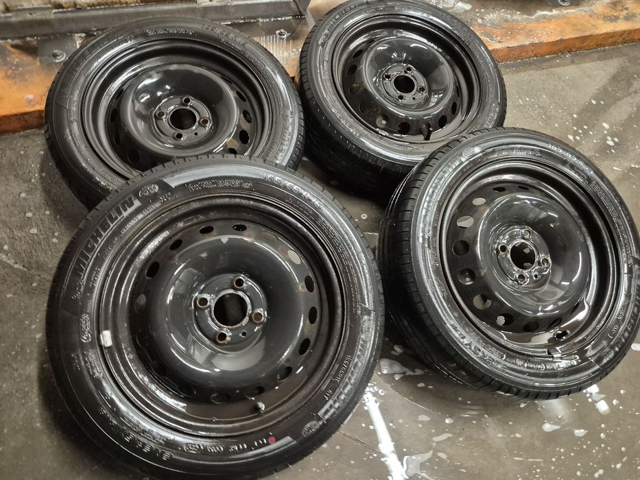 4х100/15 с гуми Дачия Рено железни джанти 4x100/15 Dacia Renault