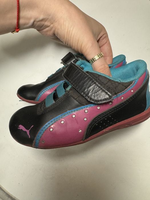 Кожаные кроссовки Puma для девочки