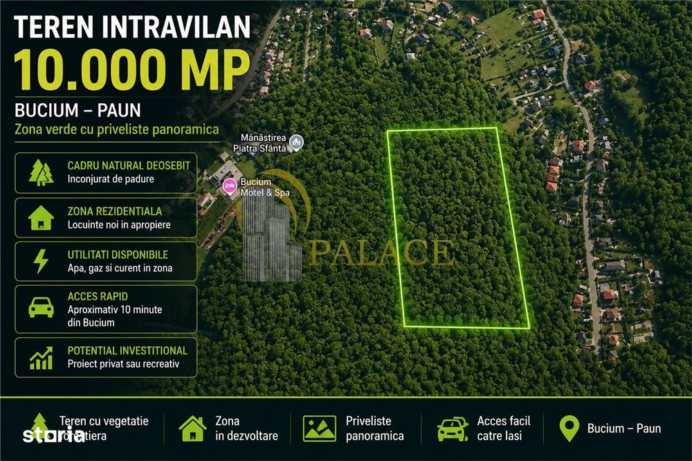 Oportunitate Investite: 10.000 mp in Inima Naturii,Bucium Paun
