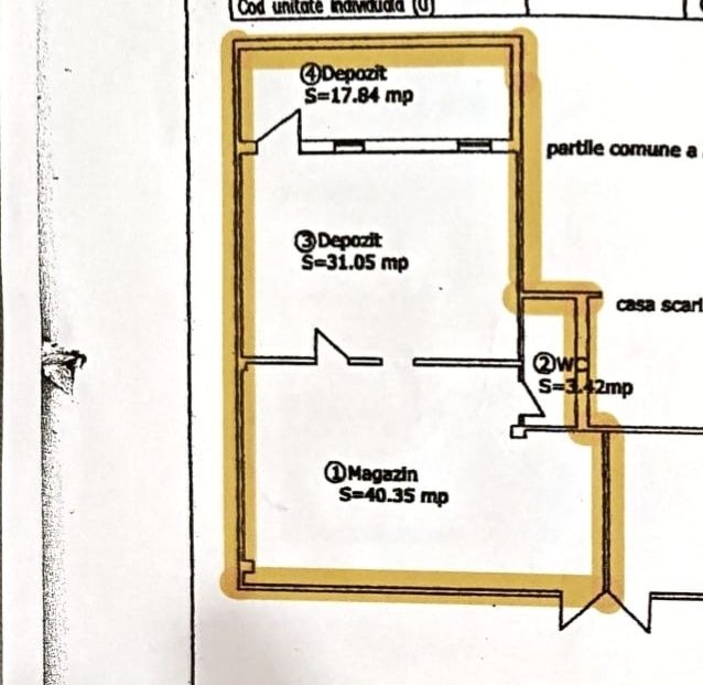Vânzare Spațiu Comercial lângă Spitalul Judetean