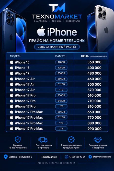 НОВЫЕ iPhone уже в TexnoMarket!