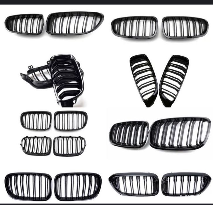 Grile Nari Duble M sport Negru Lucios BMW majoritatea modelelor