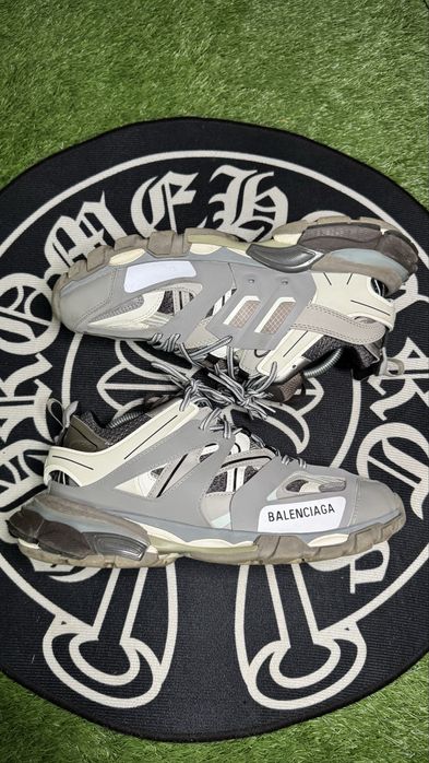 Balenciaga Track Gri Alb