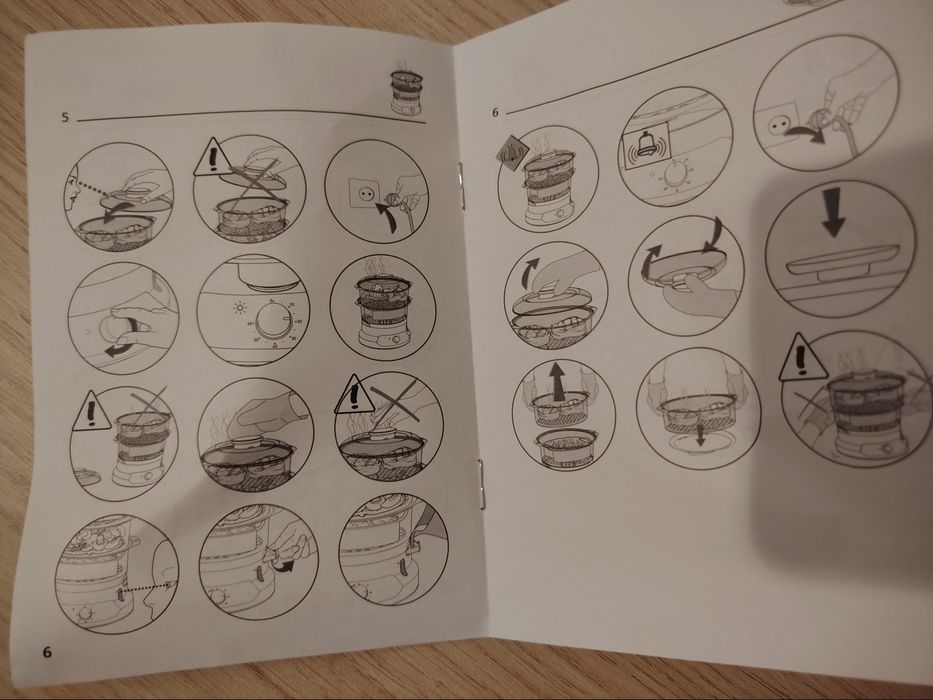 Apărat de gătit la abur Tefal