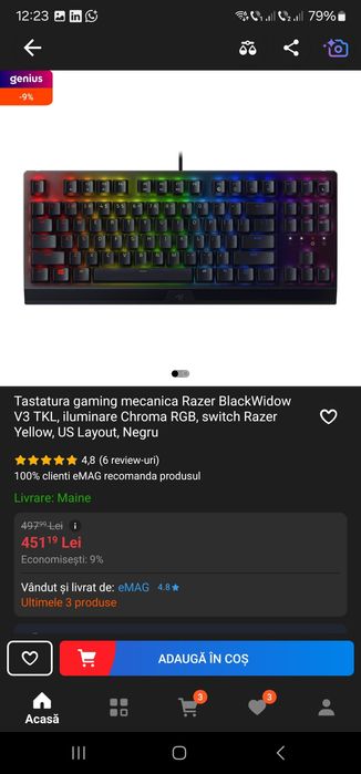 Pachet periferice RAZER BlackWidow/Nari/Basilisk